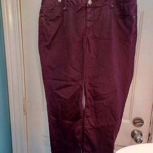 International Concepts Woman I.N.C. 18w Pants Color Port
